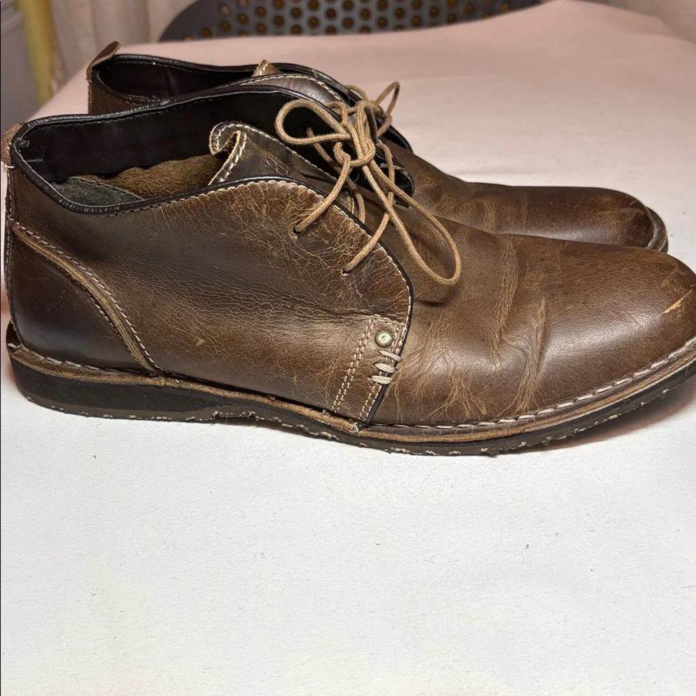 Crevo Brown Longport Lace Up Low Boot Size 10